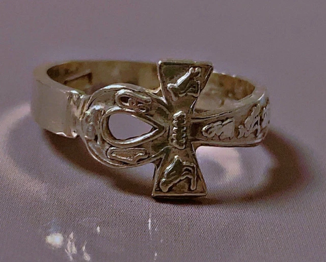 BAGUE ANCIENNE EN argent massif et grenat EUR 16,00 - PicClick FR