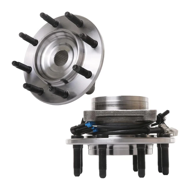 Front Wheel Hub Bearing Assembly Set of 2 - Compatible with Chevrolet, GMC, Humm
