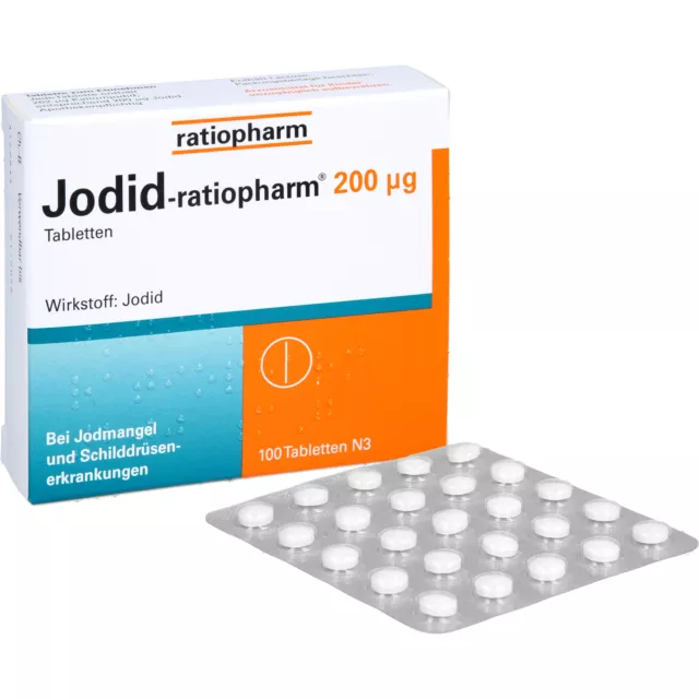 Jodid-ratiopharm 200 µg Tabletten, 100 St. Tabletten 4620018 3