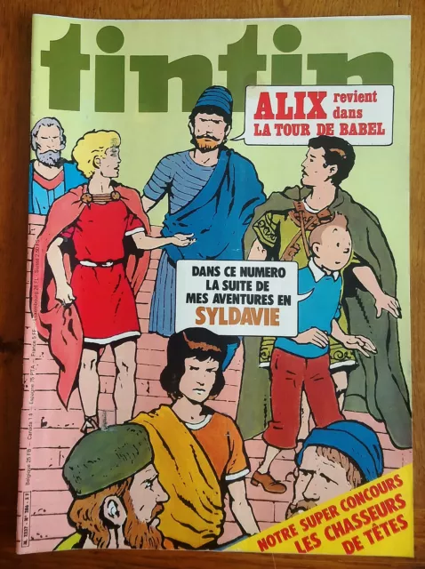 LE JOURNAL DE TINTIN  N°286 du 27/02/1981