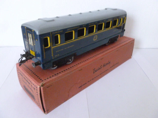 Wagon Frigorifique I S Train Hornby échelle O - Complet Avec Boîte Ancienne
