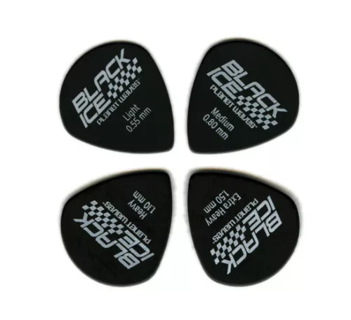 D'Addario Blackice Duralin Pro Picks 1.5mm Ex/Heavy 10 Pack P/N 3DBK7-10