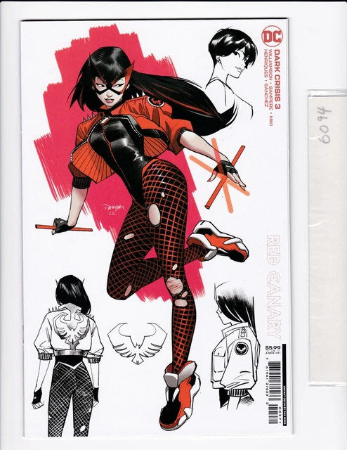 DARK CRISIS #3, Mora Red Canary Design Variant, DC Comics 8/2022