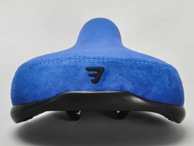 Selle De Vélo Course Vintage Italia Sprint - Dessus Daim Noir, Fabrication Italienne