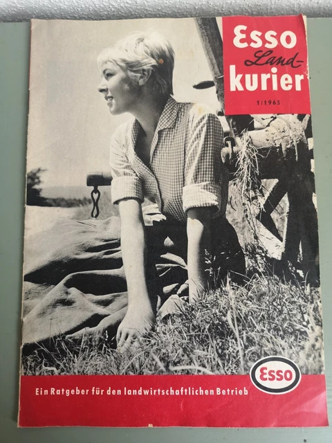 Esso Landkurier 1/1965 Original. Ratgeber für Landwirtschaft. Schlepper Wagen