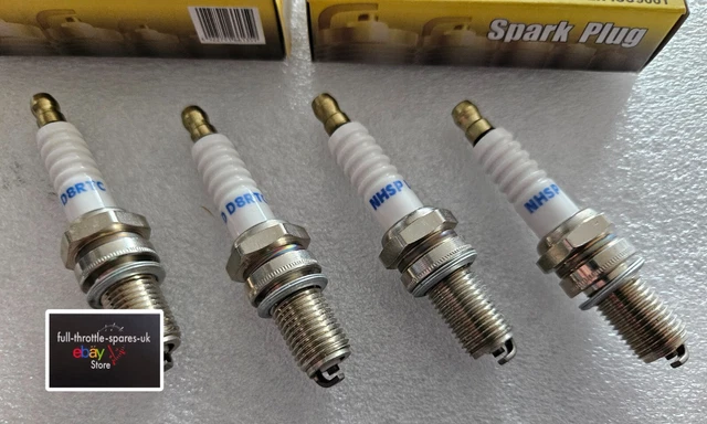 X4 New Spark Plug Nhsp -Ld D8Rtc  /  Ngk - Dr8Ea Torch Scooter Motorcycle 2