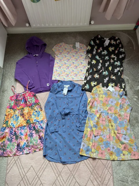 NEW, Girls age 9-10 Summer/Winter Bundle,long sleeve dress/hoody/top H&M,unicorn
