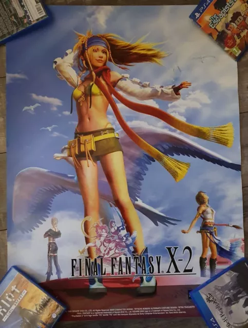 Final Fantasy X-2 Sony Ps2 Plv Poster Officiel Square Soft - Affiche.