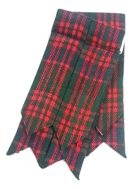 TE Herren Schottische Schlauch Socken Kilt Blitze Macdonald Tartan Acryl Garter