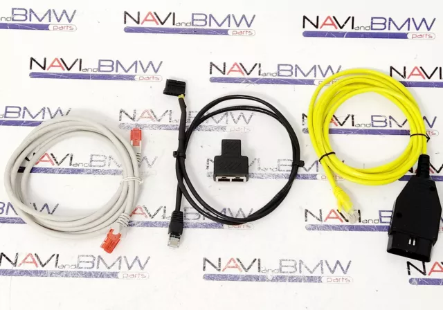 BMW NBT EVO RETROFIT FSC CODING KIT câble clignotant OABR VERS réseau Ethernet 3