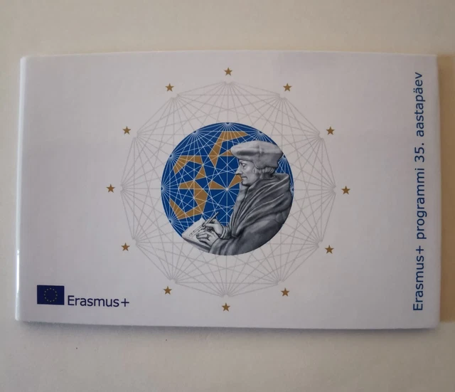 Coincard Pièce 2 Euro Commemorative Erasmus Estonie 2022