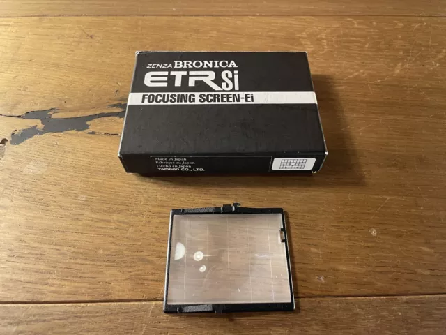 *Rare Grid Type : Near Mint in Box* Zenza Bronica Focusing Screen Ei for ETR Si