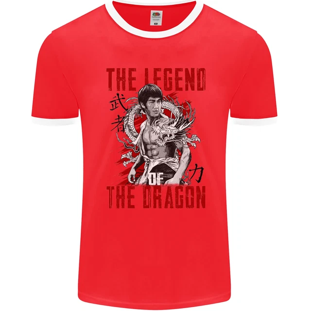 T-shirt da uomo Legend of the Dragon MMA film arti marziali fotol 3