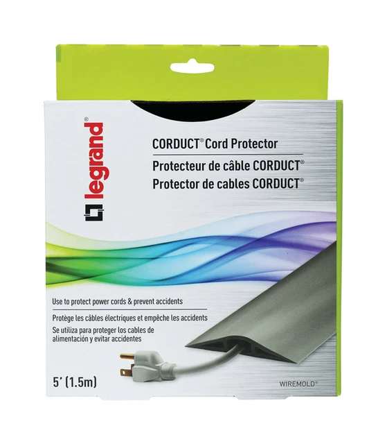 C2G / Cavi A Go 16325 Wiremold Corduct Overfloor Corda Protezione, Grigio (1.5m)