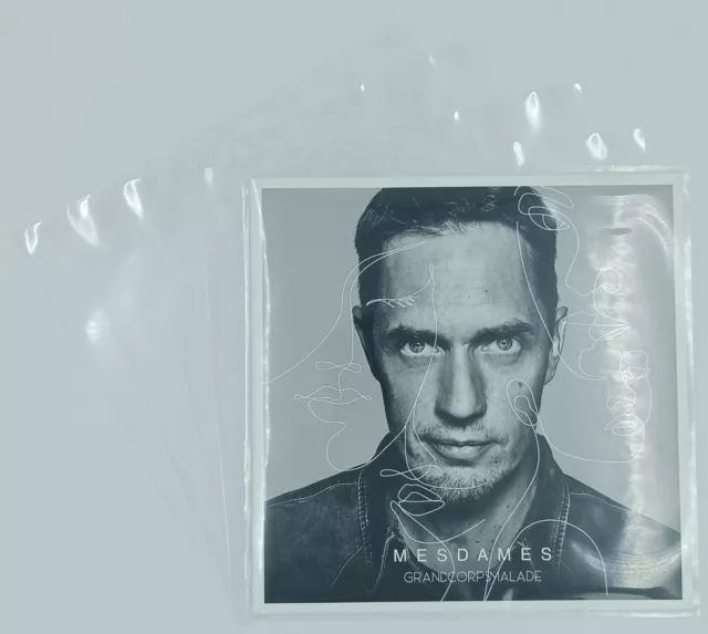 Lot 500 Pochettes Protection Plastique 33T Pour Album Simple Double Et Gatefold