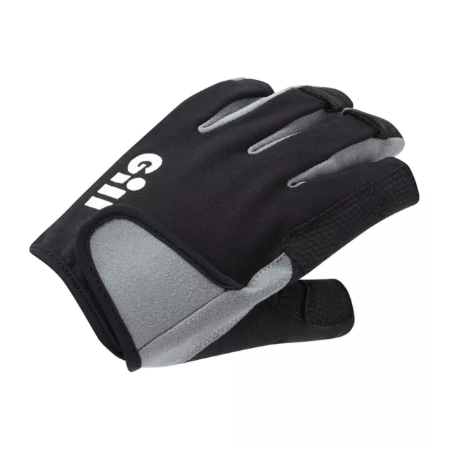 Gill Deckhand Sailing Gloves - Short Finger with 3/4 Length Fingers - 50+ UV ...