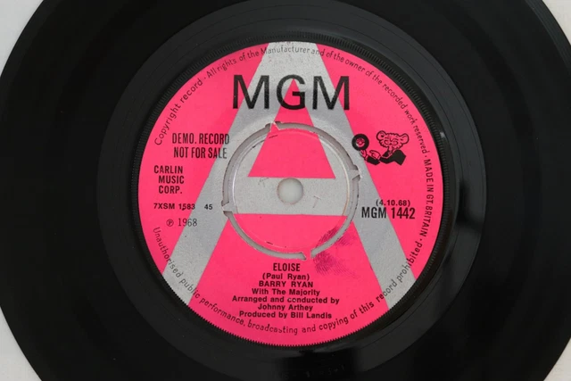 英7” Barry Ryan Eloise MGM1442 MGM Records プロモ /00080 NTYtNzA1NC5qcGVn.jpeg