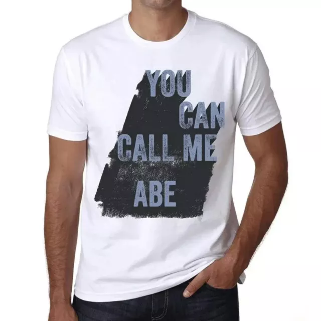 Uomo Maglietta Puoi Chiamarmi Abe – You Can Call Me Abe – T-shirt Stampa Grafica