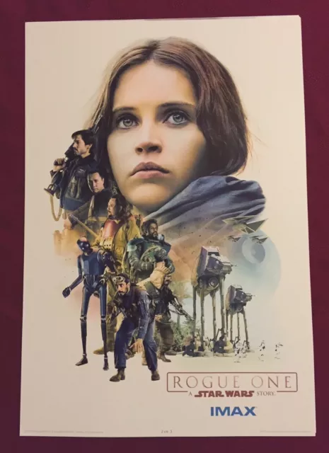 Star Wars Rogue One Original Cinema exclusive poster, 2 of 3 IMAX