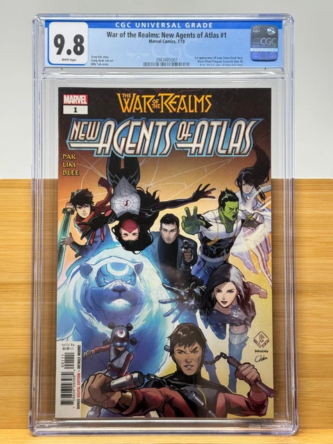 War of the Realms: New Agents of Atlas #1 1ST PRINT 1ST APPEARANCES CGC 9.8