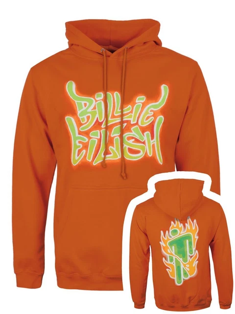 Felpa con fiamme billie eilish sale