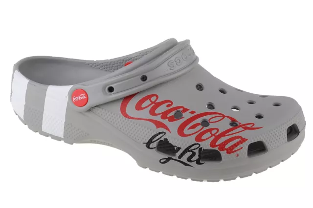 le ciabatte Unisex, Crocs Classic Coca-Cola Light X Clog, Grigio