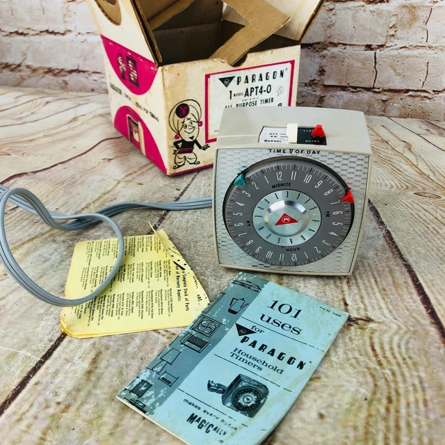 Vintage Paragon Time Switch Model APT4-0 all purpose timer