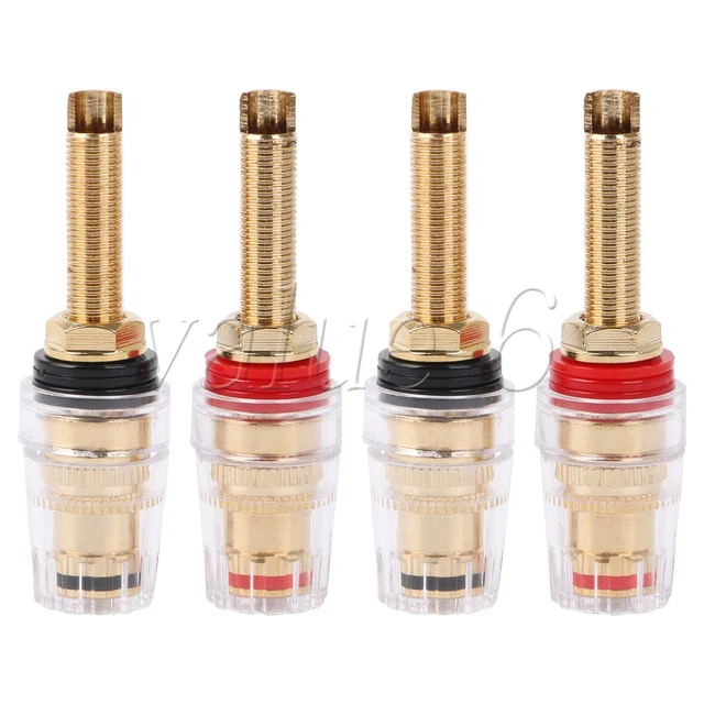 Amplifier Speaker Binding Post Terminal Connector 65 Columns M8x65mm Pack of 4