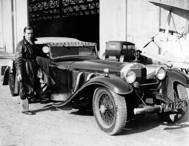 Golf Circa 1930 Henry Cotton Henry Cotton With His Mercedes Car 1 Old Photo