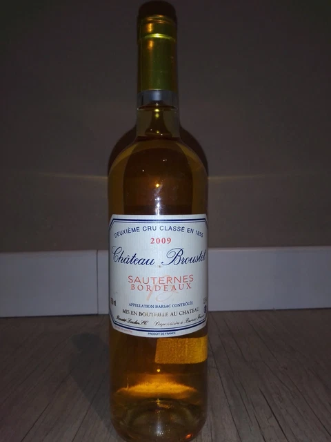 CHATEAU BROUSTET 2009 Sauternes cru classé 75cl