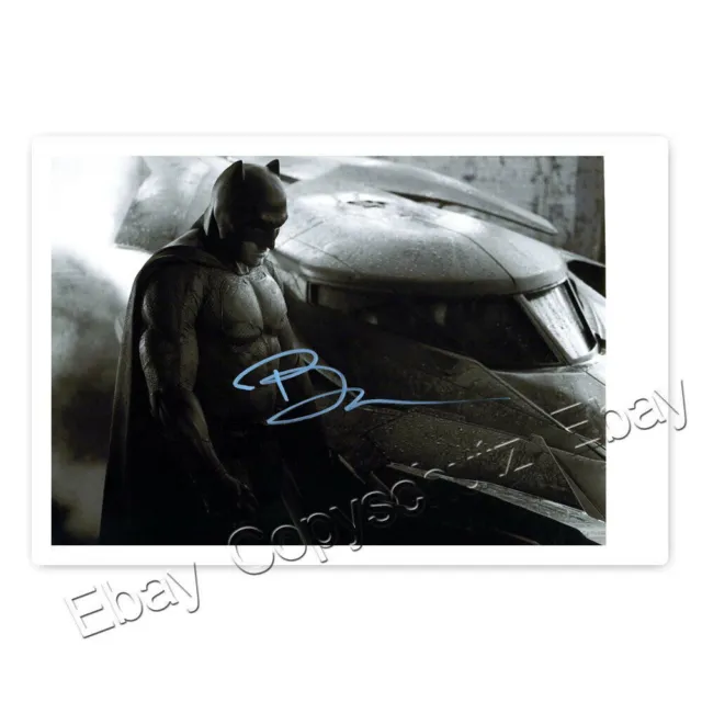 Ben Affleck alias Batman - Justice League - Autogrammfotokarte laminiert [AK2]