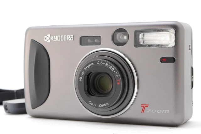 All Works [TOP MINT in Box] Kyocera T Zoom Yashica T4 35mm Film Camera JAPAN 2