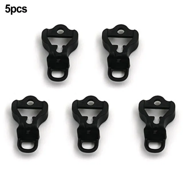 Universal Wind Rope Buckle Approx. 3*2cm Black Cord Rope Fasteners Durable