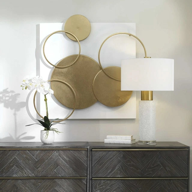 Adagio Huge 41" Modern Abstract Iron Wall Art Panel Uttermost 04294