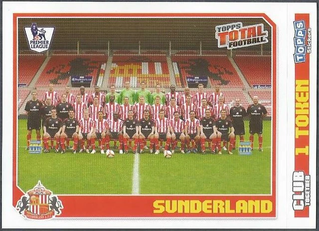 Topps Total Football-2009- #377-Sunderland Team Photo