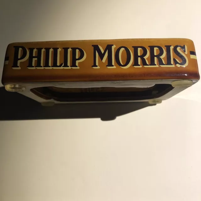 Ancien Vide Poches cendrier publicitaire en céramique Philip Morris (Publiceram) 3