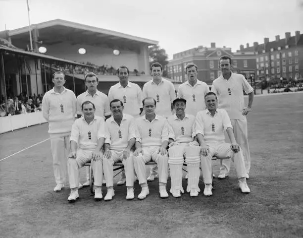 The Victorious England Team At The Oval London 1966 Old Photo
