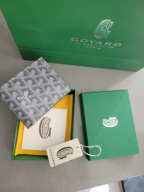 NEW Goyard Victoire Wallet Grey Bifold 8 Card Shipped by DHL