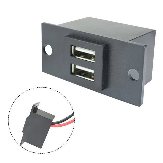 Caricabatterie universale veloce per auto 1224 V 4 8 A doppio supporto pannello