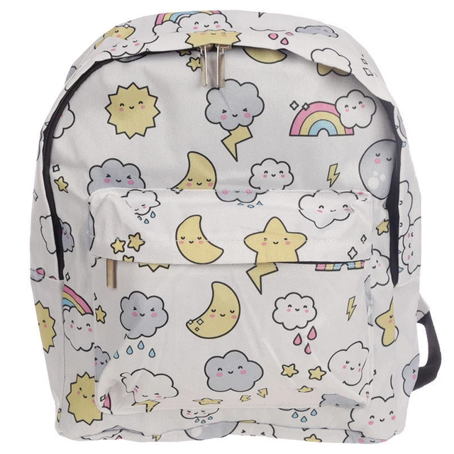SAC DOS Funky Mignon Kawaii Weather Clouds Sac Dos Sac cole