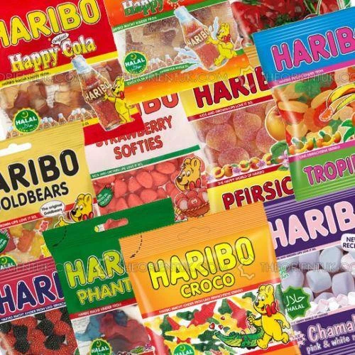 HARIBO HALAL JELLIES Kids Children Adult Sweet Chewy Fruity Jelly £2.99