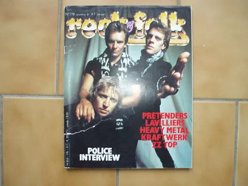 Rock and Folk N°178 ZZ TOP LAVILLIERS KRAFTWERK PRETEND