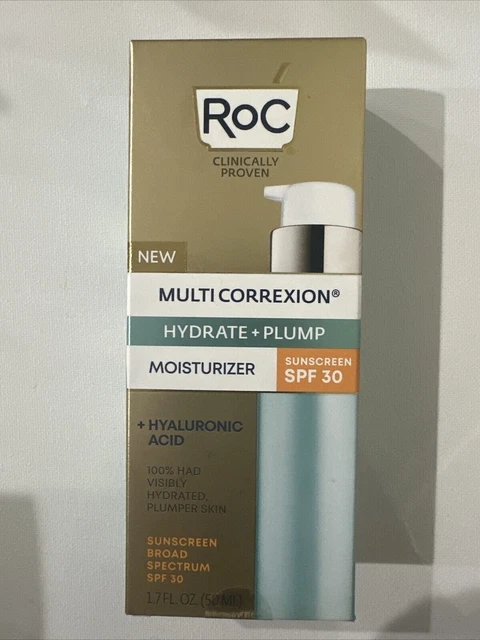 RoC Multi Correxion Hydrate + Plump Moisturizer SPF 30 1.7oz Exp-6/25*BRAND NEW*