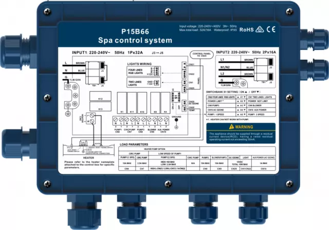 Joyonway Whirlpoolsteuerung P15B66