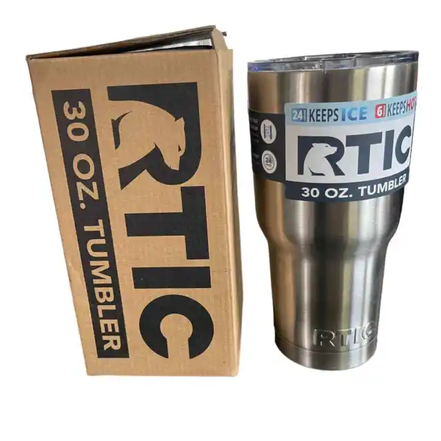 RTIC Tumbler 30oz Stainless Steel Hot Cold Double Wall NEW