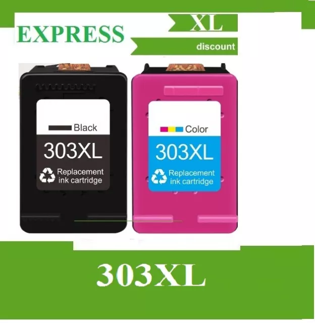 Cartucce di Inchiostro Compatibili Con HP 303 XL Envy Inspire 7921 E 7922 E