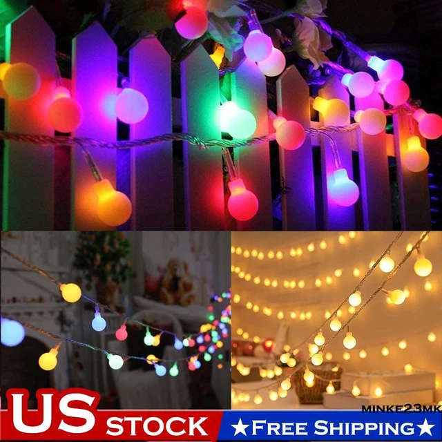 6M LED Globe Ball String Lights Wedding Party Decor Garland Christmas Lights