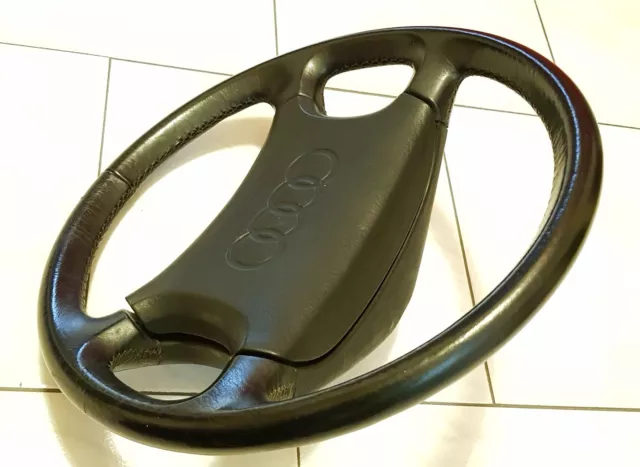 Volant Cuir AUDI QUATTRO / 80 COUPÉ GT 90 100 Steering Wheel Lenkrad Volante