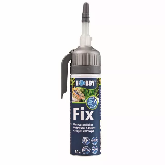 Hobby Fix Unterwasserkleber 80gr.(Hochleistungskleber) schwarz