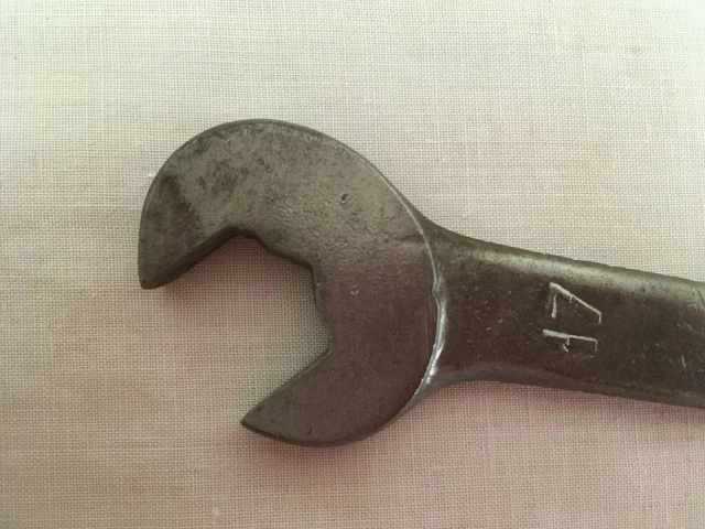 Ancienne Clé Plate Renault 14/17 - Outillage Vintage Garage, Occasion